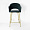 Стул Белладжио темно-зеленый бархат ножки золото для кафе, ресторана, дома, кухни 2113057