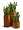 Кашпо TREEZ Effectory Corten Steel Циллиндр д-41, в-39 см 2314009