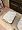 Хорсес с подставкой для ног светло-серая ткань, дуб, тон бесцветный для кафе, ресторана, дома, кухни 1891324