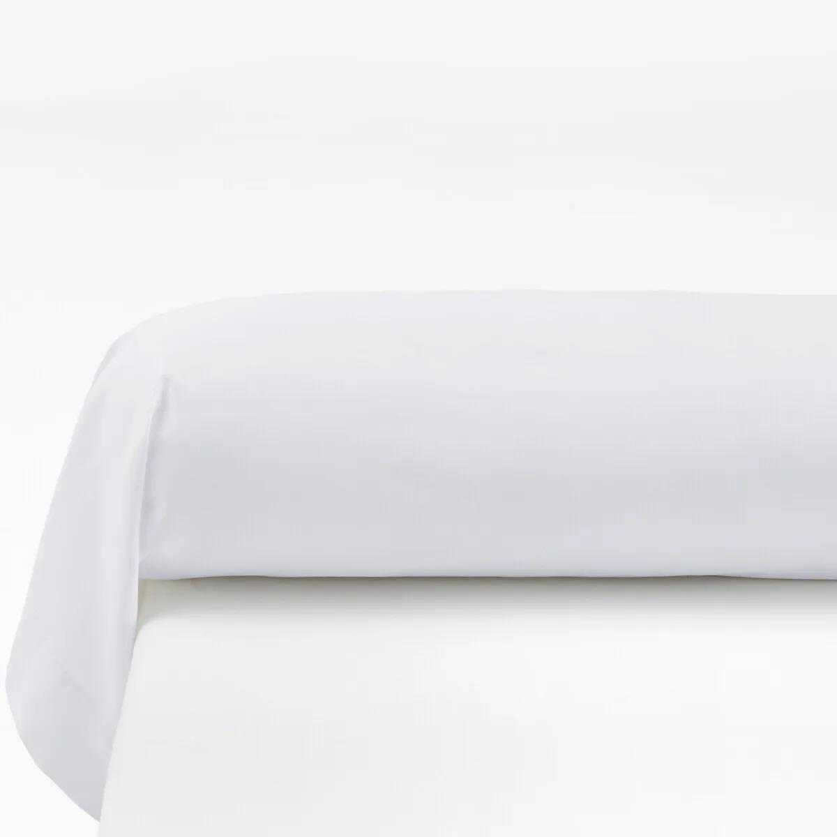 Pillow Case Premium Cotton Sateen White Roll Standart