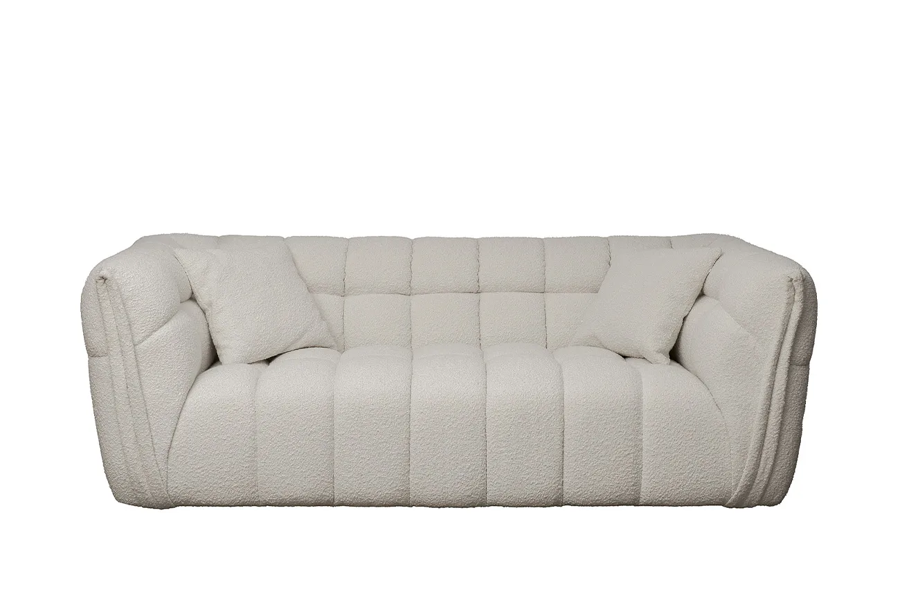 Диван двухместный Прато(GD/Prato) букле экрю Orso-ECRU 204*106**75см