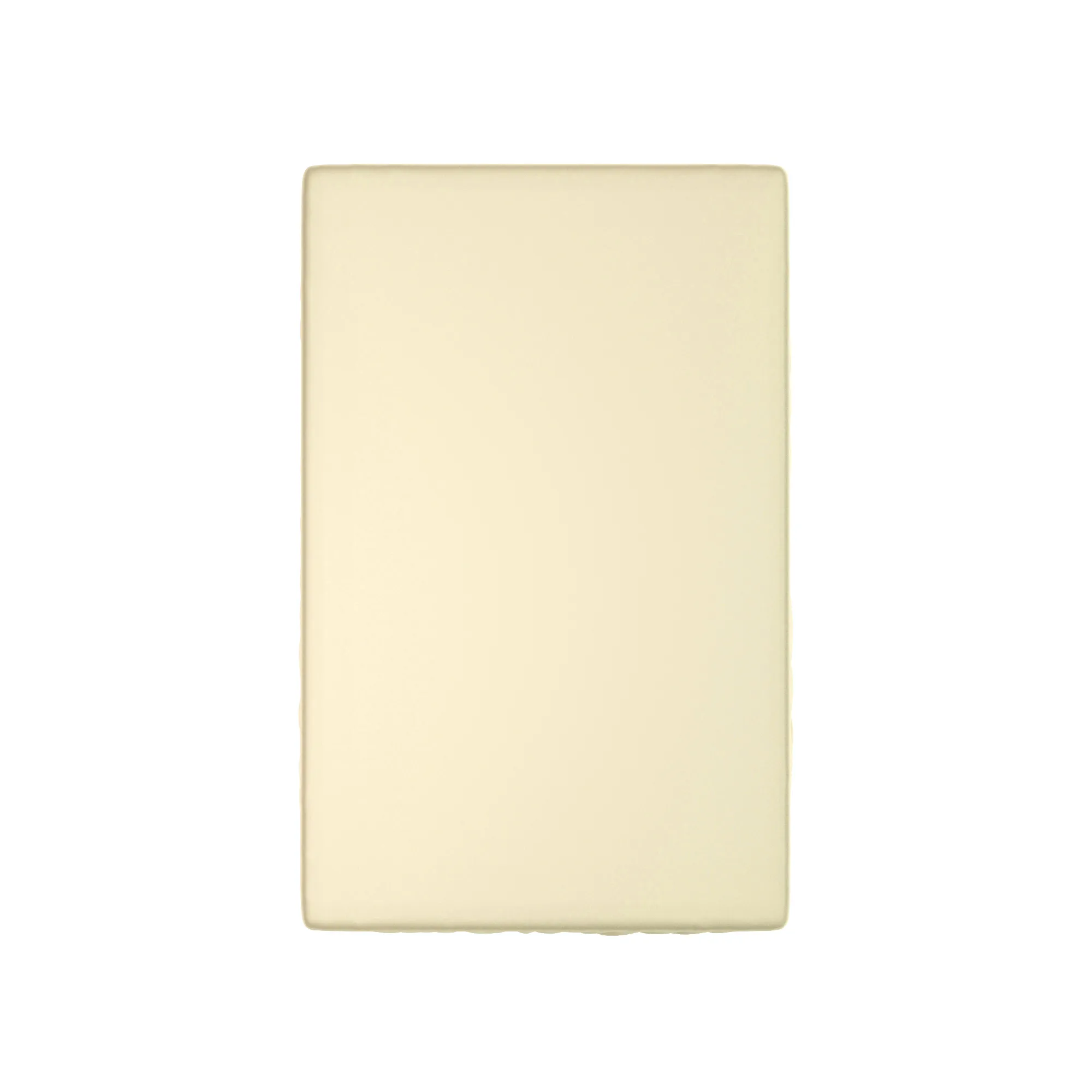 Uni sheet premium cotton sateen cream h 0 bez rezinki