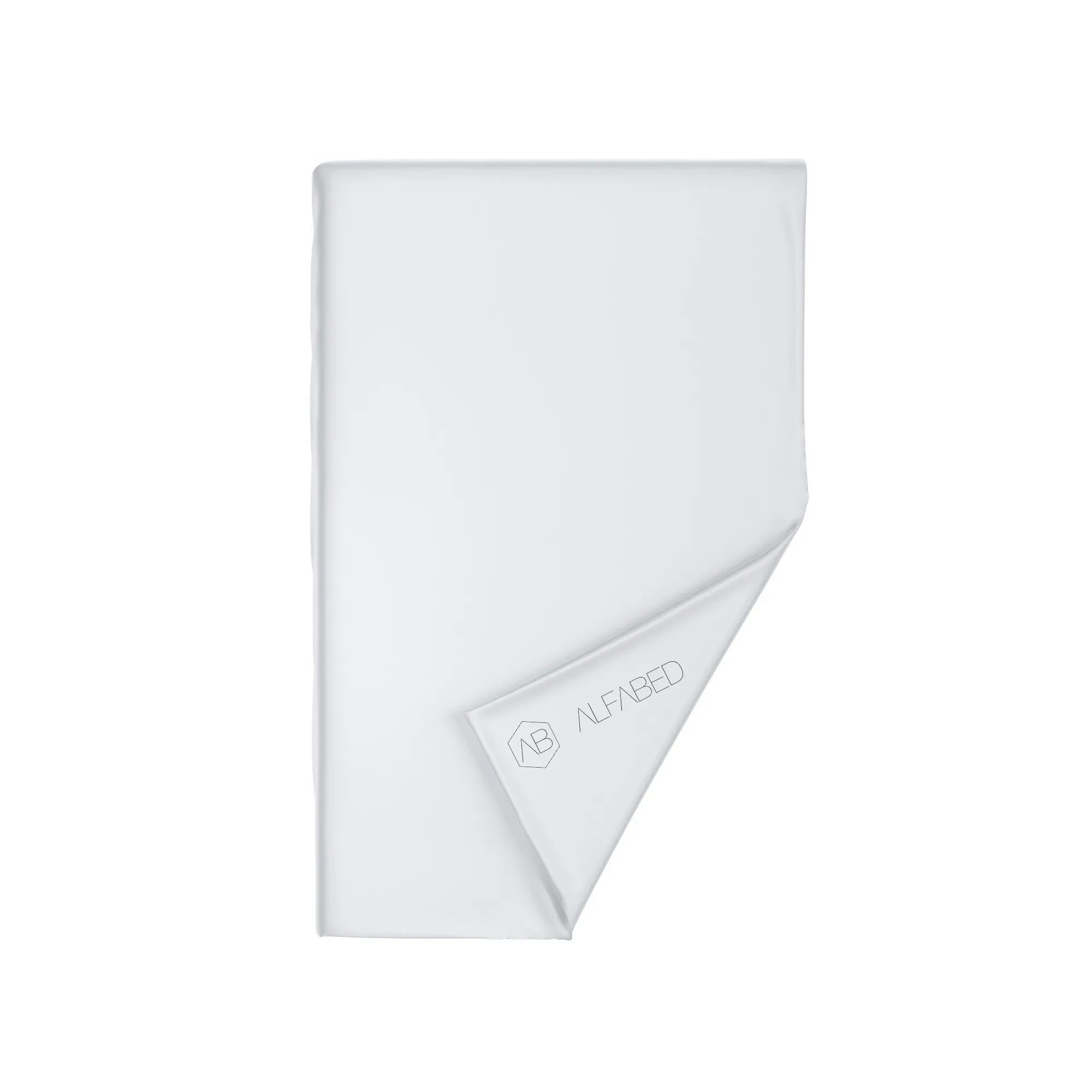 Topper sheet case premium cotton sateen white w h 15