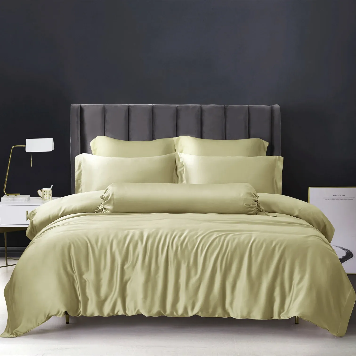 Set Lenjerie ALFABED Exclusive Modal Champagne