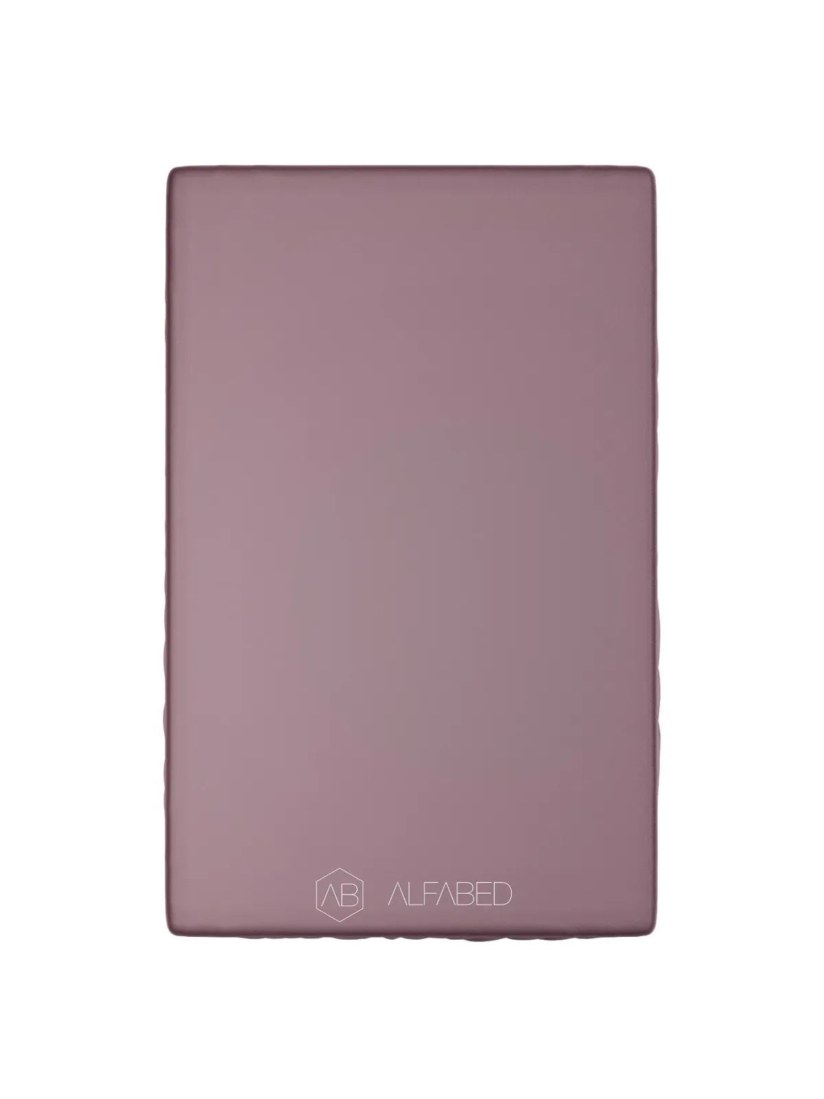 Uni sheet premium cotton sateen plum h 0 bez rezinki
