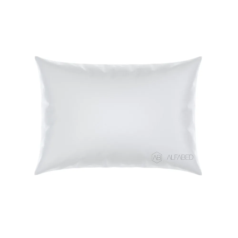 Pillow Case Premium Cotton Sateen White Standart 4/0