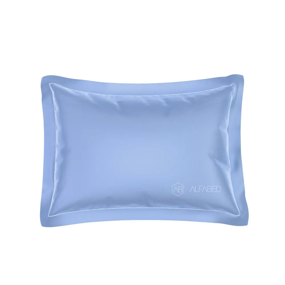 Pillow Case Royal Cotton Sateen Bright Blue 5/4