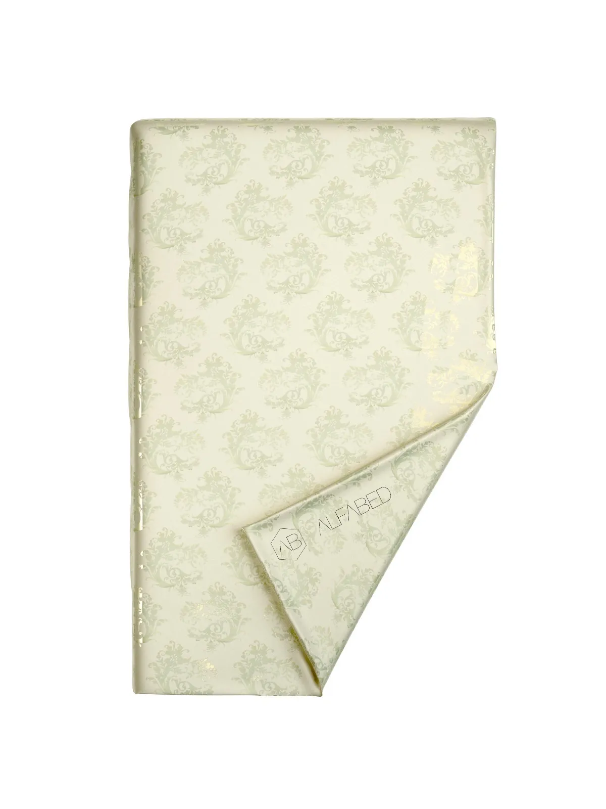 Cearshaf pentru plapuma lux double face jacquard modal vineyard cream f1