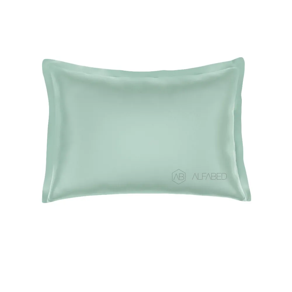 Pillow Case Royal Cotton Sateen Aquamarine 3/3