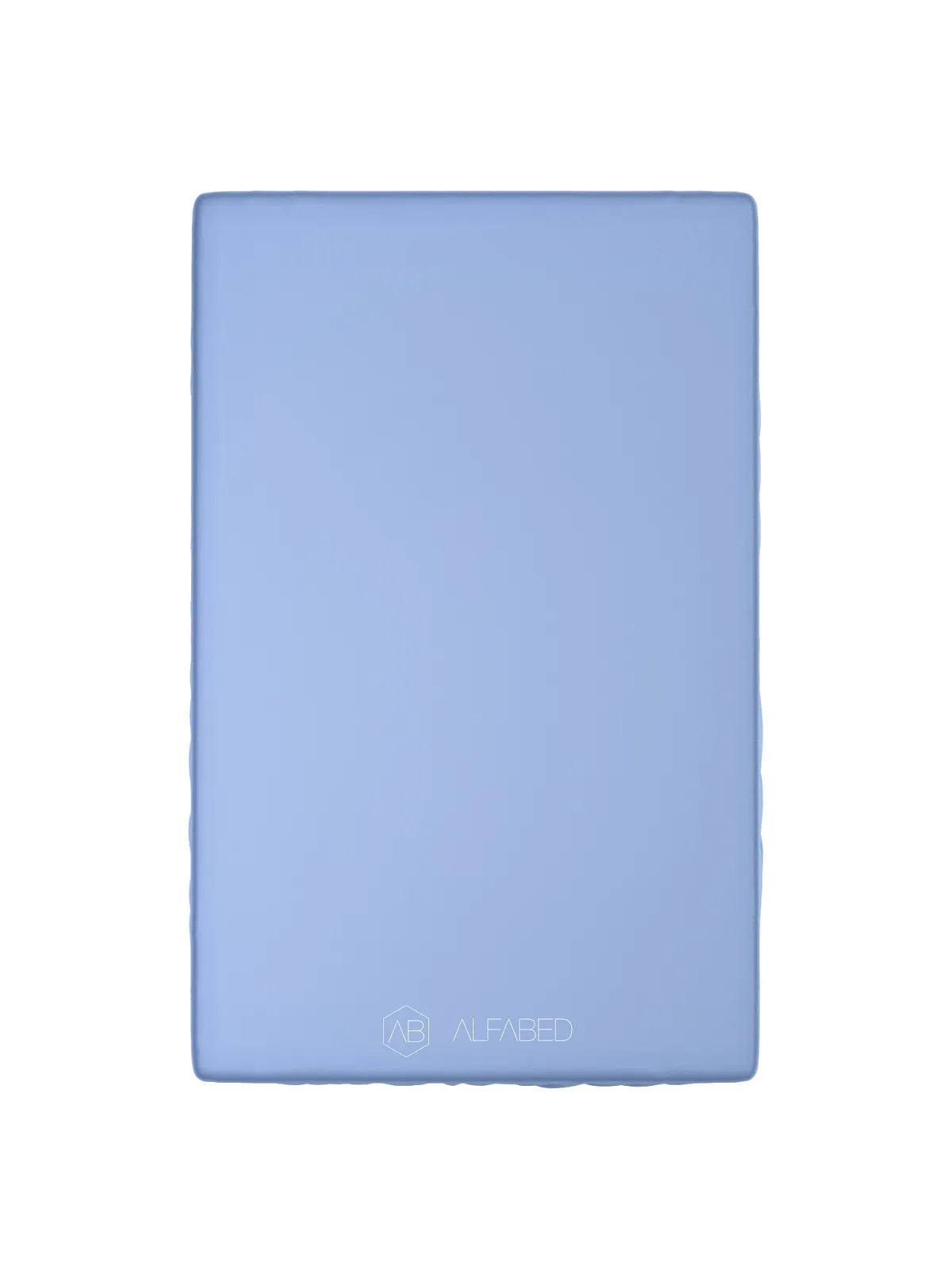 Fitted Sheet Royal Cotton Sateen Bright Blue H-25