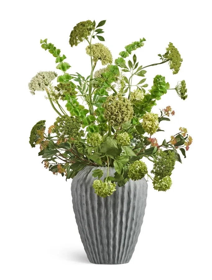 Композиция "Flower Inspiration" в вазе Moho дымчато-серый песок (ELE) 1/1