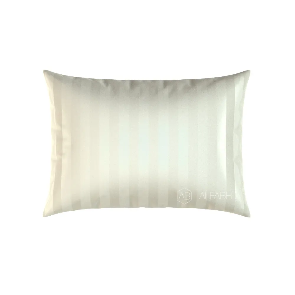 Fata de perna premium woven cotton sateen stripe cream standart v 4 0
