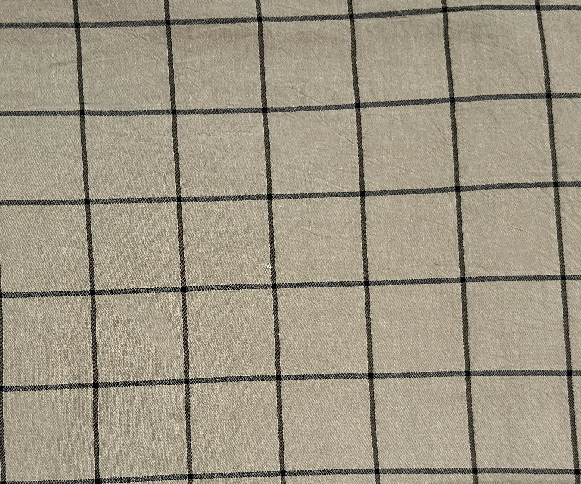 Cearshaf pentru plapuma washed cotton beige square