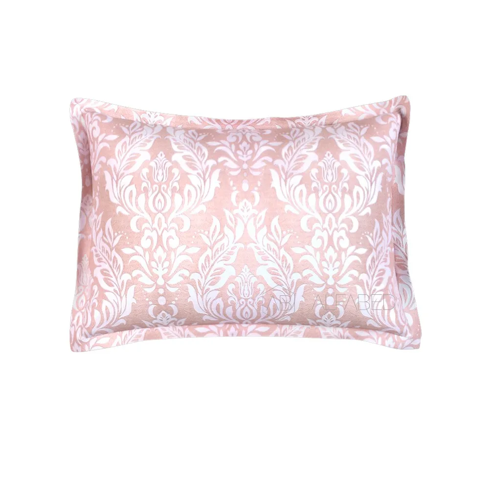 Fata de perna royal double face jacquard modal harem peach 3 4