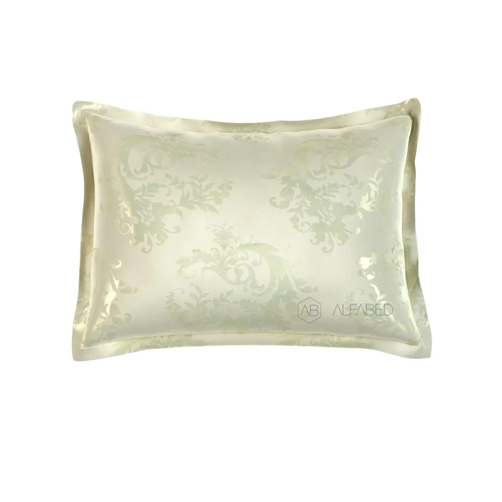 Fata de perna lux double face jacquard modal vineyard cream 3 4