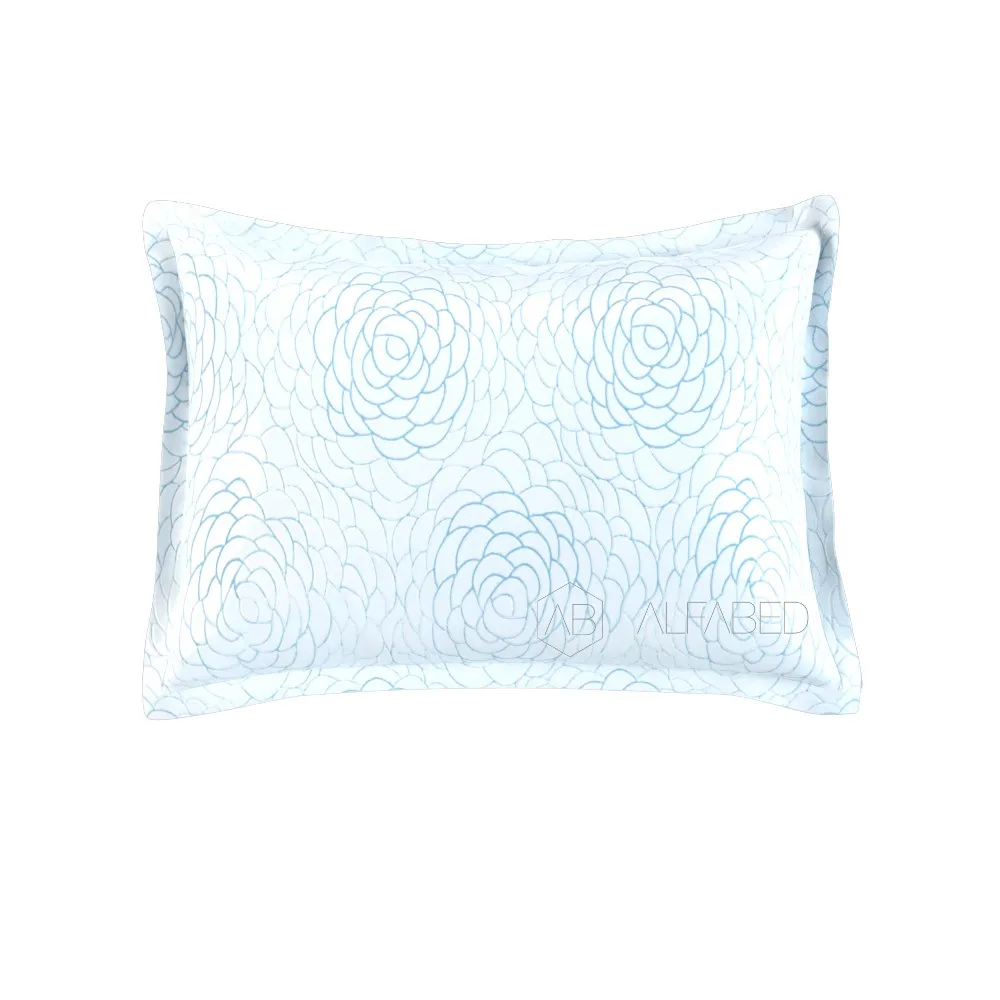 Pillow Case Lux Double Face Jacquard Modal Miracle Mint R 3/4