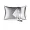 Pillow Case 100% Silk Sparkling Silver 3804005