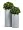 Кашпо TREEZ Effectory Beton Высокий цилиндр Серый ледник в-60 см, д-31 см 2944691
