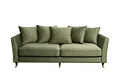 Товар Диван Сорренто(Sorrento) 220 трехмест., велюр оливковый Colt1002-OLIV  добавлен в корзину