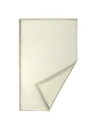 Cearshaf pentru plapuma premium woven cotton sateen stripe cream h f1