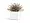 Кашпо TREEZ Effectory Gloss куб Белый глянцевый лак 20х20х20 см 2879991