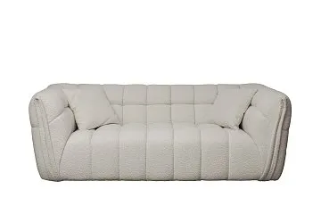 Диван двухместный Прато(GD/Prato) букле экрю Orso-ECRU 204*106**75см