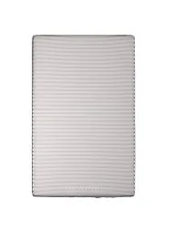 Topper Sheet-Case Premium Woven Cotton Sateen Stripe Grey H H-15