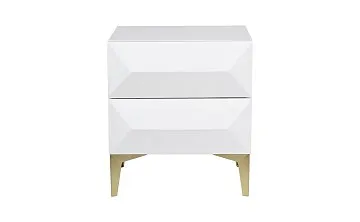 Тумбочка белая 50*45.5*57 см 40AD-CB251