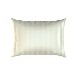 Pillow Case Premium Woven Cotton Sateen Stripe Cream Standart V 4/0