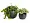 Кашпо TREEZ Effectory Stone большая полусфера Тёмно-серый камень д-40 см, в-32 см 2878834