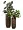 Кашпо TREEZ Effectory Metal Высокий округлый конус Rough с золотой патиной в-72, д-31 см 2879551