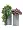 Кашпо TREEZ Effectory Beton Высокий цилиндр Серый ледник в-60 см, д-31 см 2944692