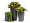 Кашпо TREEZ Effectory Beton Высокий округлый конус Тёмно-серый бетон в-51 см, д-32 см 2944756