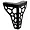 Ножка Tracery Modern Black H 15 cm 3798072