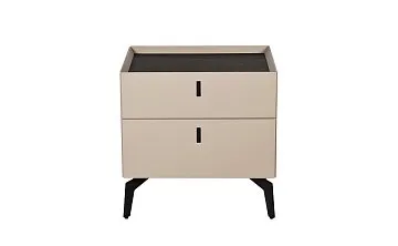Тумбочка с двумя ящиками светлая 50*43,5*50см 77IP-NS817/1