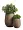 Кашпо TREEZ Effectory Wood Округлая чаша Светлый дуб в-39 см, д-32 см 2945425