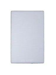 Fitted Sheet Premium Woven Cotton Sateen Stripe Grey H H-20