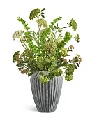 Товар Композиция "Flower Inspiration" в вазе Moho дымчато-серый песок (ELE) 1/1 добавлен в корзину