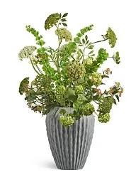 Композиция "Flower Inspiration" в вазе Moho дымчато-серый песок (ELE) 1/1