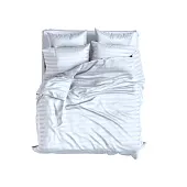 Товар Set Premium Woven Cotton Sateen Stripe White добавлен в корзину 