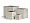 Кашпо TREEZ Effectory Beton Куб Белый песок 30х30х30 см 2944407