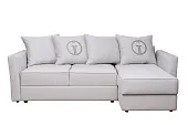 Товар Диван Сорренто(Sorrento) 230 с канапе трехмест.раскл (Еврокнижка) Koza3803-SVSER+Nev83  добавлен в корзину