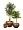 Кашпо TREEZ Effectory Metal Полусфера Тёмное матовое золото д-22 см, в-15 см 2944896