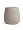 Кашпо TREEZ Effectory Beton Design-Чаша Белый песок в-35 см, д-32 см 2879386