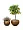 Кашпо TREEZ Effectory Metal Полусфера Тёмное матовое золото д-22 см, в-15 см 2944897