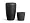 Кашпо TREEZ Effectory Black Stone Высокий округлый конус Антрацит в-51 см, д-32 см 2880529