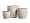 Кашпо TREEZ Effectory Beton Округлый конус Белый песок в-28 см, д-30 см 2944703