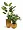 Кашпо TREEZ Effectory Metal Низкая конус-чаша Сусальное золото в-37, д-46 см 2945136
