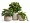 Кашпо TREEZ Effectory Beton Design-Чаша Белый песок в-35 см, д-32 см 2879389