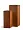 Кашпо TREEZ Effectory Corten Steel Высокий куб Бархатистая окись в-72 см 30х30 см 2945965